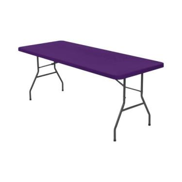 Imagem de Toalha De Mesa De Spandex Elástica Ajustável Para Mesas Retangulares D