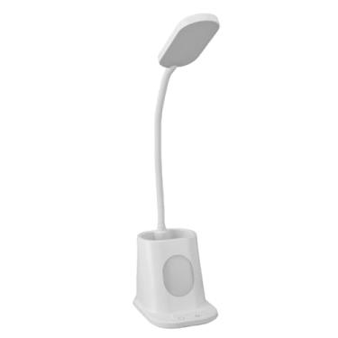 Imagem de Hyuduo Lâmpada de Mesa LED de Ganso Ajustável Com Carregador Sem Fio Touch Control Pen e Stand Telefone para Viagem Em Casa do Domer da Faculdade
