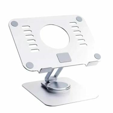 Imagem de Suporte de Mesa para Tablet com Ventilação e Base Giratória