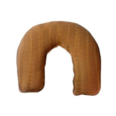 Imagem de Almofada de Amamentação em Tricot com Zíper, Formato U Anatômico, Fibra Siliconada, 37x45x13cm (Cor Cobre)