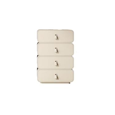 Imagem de Cômodas Armário de armazenamento gavetas, armário madeira para quarto, unidade para e sala estar(Branco,60 * 40 * 95cm)