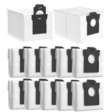 Imagem de Pacote com 12 sacos de substituição para aspirador de pó Dreame X50 Ultra/X40 Ultra/X30 Ultra/L50 Ultra/L40 Ultra/L10s Pro Ultra, Saco de pó descartável grande de 3,2L, saco de substituição para