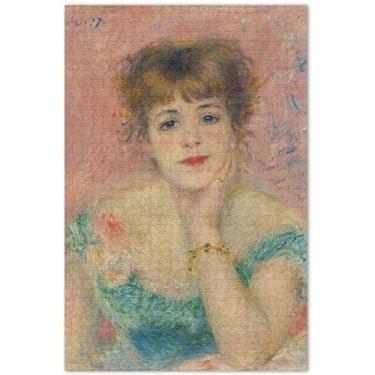 Imagem de Renoir Retrato Pintura Adultos 1000 Peças Quebra-cabeça Paisagem Floral Paisagem Jogo de Quebra-cabeça Presentes Tecnológicos, 75x40 cm