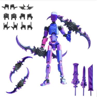 Imagem de Abs shapeshift robô manequim figuras de ação decoração de mesa 3d impresso t13 figura de ação modelo multi-articulado móvel (MONTAGEM COMPLETA)