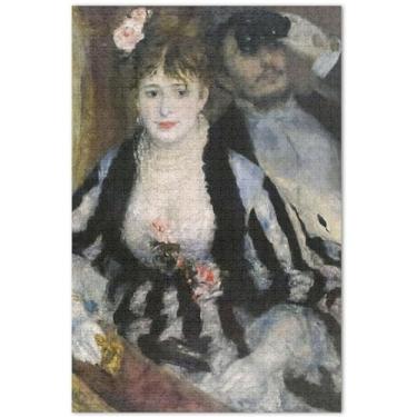 Imagem de Quebra-cabeça de pintura Auguste Renoir 1000 peças para adultos decoração de casa arte personalizada Prime quebra-cabeças presentes para amantes de quebra-cabeças, 75 x 40 cm