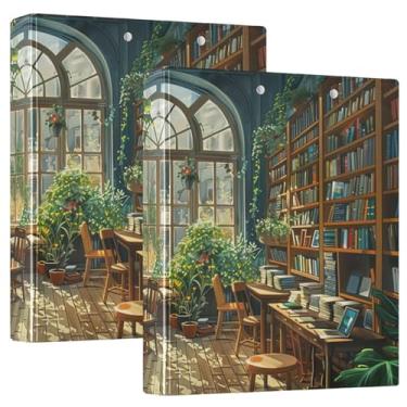 Imagem de Fichários artísticos para livraria em D com fichário de 3 anéis com prancheta, material escolar de estética