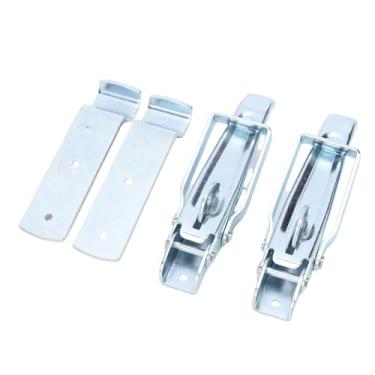 Imagem de Generic Alça de Trava de Portão de Trailer, Ferro Galvanizado de Alta Resistência Com Trava de Segurança Com Mola para Porta de Trailer de Veículo de Acampamento RV, Peças de Móveis de
