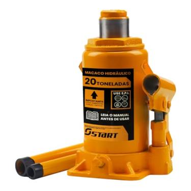 Imagem de Macaco Hidráulico Tipo Garrafa Start – 20 Toneladas Automotivo Universal Portátil Reforçado para Veículos Pesados e Caminhões