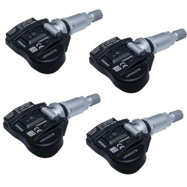 Imagem de Compatível com Fiat Ulysse 2005-2010, 124 e Spider 2015-2017. Sensor de pressão dos pneus TPMS (1 unidade) - Códigos de barras: LR066378, LR058023 e LR031712.