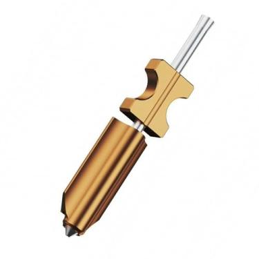 Imagem de aqxreight Bico Integrado de 0,4 Mm, Bloco de Aquecimento Hotend de Extrusora de Aço Endurecido para Impressora 3D Adventurer 5X, Com Resistência a Altas Temperaturas de 300 ℃ e Interface