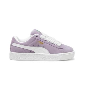 Imagem de PUMA Tênis infantil de camurça GG (criança grande), Ameixa clara/branco PUMA, 20