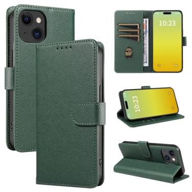 Imagem de Capa carteira para iPhone 17/17 Pro/Pro Max/iPhone 16 Pro Max [porta-cartão/compartimentos para dinheiro] [Suporte] Capa protetora magnética de couro premium à prova de choque capa flip para celular