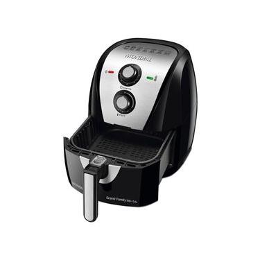 Imagem de Fritadeira Sem Óleo Air Fryer 5,5L Mondial Preto e Inox 1900W AF-55 I