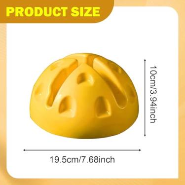 Imagem de UGPLM Base para Poste de Agilidade de Futebol, Suporte para Anéis de Treinamento de Agilidade de 7,68 polegadas, Acessórios para Quintal, Basquete, Gramado, Amarelo