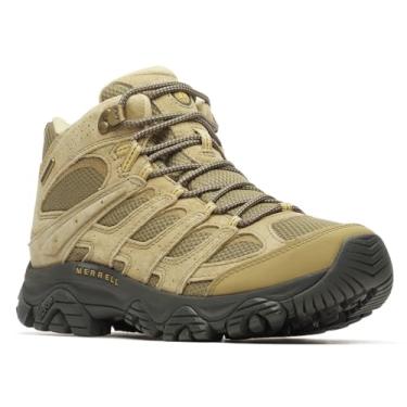 Imagem de Merrell Bota masculina Moab 3 Mid impermeável para caminhada, Teca, 41