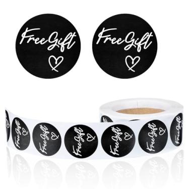 Imagem de Ptwola 500 peças de adesivos para pequenas empresas rolo de agradecimento do cliente etiquetas redondas autoadesivas etiquetas para adultos embalagem envelopes postais decoração natal meias de natal