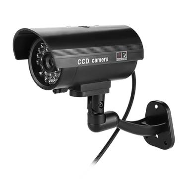 Imagem de Generic Manequim Flash LED Câmera de Segurança Monitor Anti-roubo de Longa Duração para Armazém de Escritório Doméstico Preto