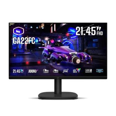 Imagem de Monitor Gamer Cooler Master 21.45", FHD, 100Hz, 1ms, VA, HDMI e VGA,- GA22FC-Unissex