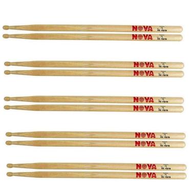 Imagem de Kit 5 Pares Baquetas Nova 7A Mad Vic Firth Cod6093