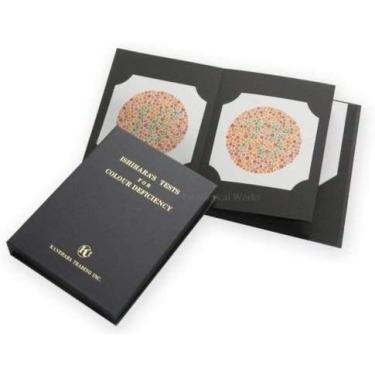 Imagem de KASHSURG ISHIHARA Livro de Teste de Visão Colorida com 38 Placas Edição 2019 com Manual do Usuário