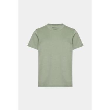Imagem de Camiseta Infantil Aramis Básica 100% Algodão Premium Verde-Masculino