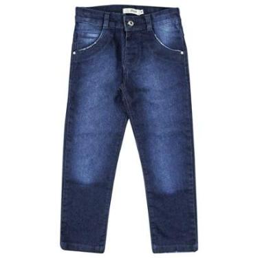 Imagem de Calça Look Jeans Skinny Jeans Masculina Infantil-Masculino