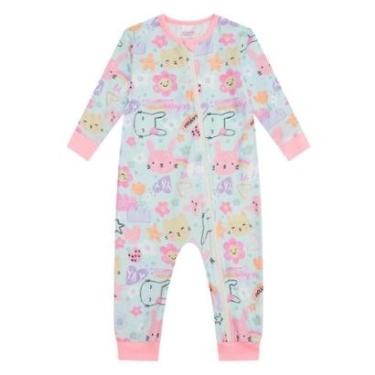 Imagem de Macacão Bebê Menina Estampado Malha Comfy Kukiê-Feminino