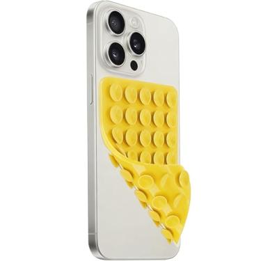 Imagem de Suporte de telefone com sucção dupla face de silicone, aderência adesiva removível, acessório de selfie e vídeo mãos-livres, suporte de sucção de telefone TikTok tendência para iPhone e Android (10 x