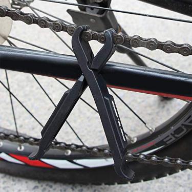 Imagem de Alicate de corrente de elo mestre para alavanca de pneu de bicicleta 2 em 1 Design multiferramenta Nylon de alta resistência Leve Durável para ferramentas de reparo de pneus de