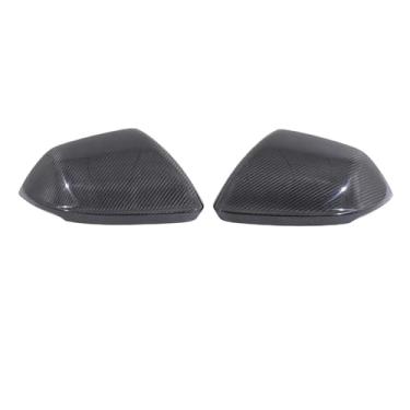 Imagem de Capa De Espelho Lateral Do Carro Padrão De Fibra De Carbono Capa De Espelho Retrovisor Compatível Com Lamborghini Urus/Audi Q8 SQ8 RSQ8 2018-2021