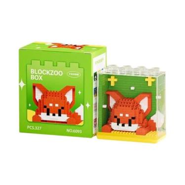 Imagem de Kit De Blocos De Montar De Animais Fofos Para Meninas: Panda, Girafa, 