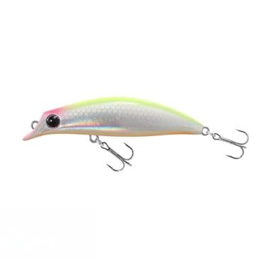 Imagem de Isca Artificial Minnow Meia-Água 7,5cm 8g – Isca de Pesca Realista para Água Doce e Salgada(75mm/8g,B)