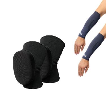 Imagem de Kit Volei Joelheira Acolchoada e Manguito Curto Voleibol Kanxa-Unissex