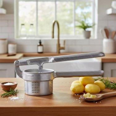 Imagem de Espremedor De Batata Grande Manual De Aluminio Fundido 27cm - Phael