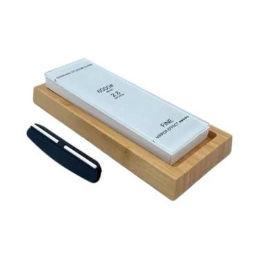 Imagem de Afiador De Facas Profissional 240  -15000  Pedra De Amolar Branca De A