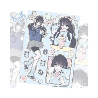 Imagem de Adesivos De Personagens De Desenhos Animados Coreanos Para Caderno, Di