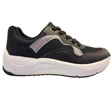 Imagem de Tênis Jogging Beira Rio Nylon Recorte Brilhante Feminino-Feminino