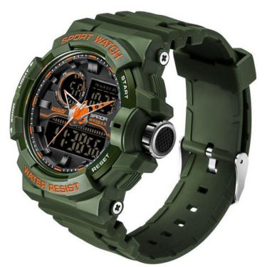 Imagem de Relógio Design Militar Sanda De Quartzo A Prova D` água