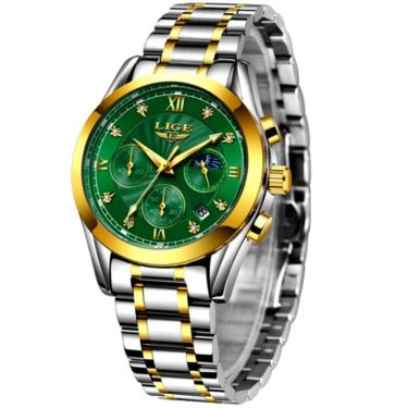 Imagem de Relógio Feminino Analogico De Quartzo Pulseira Em Aço Casual