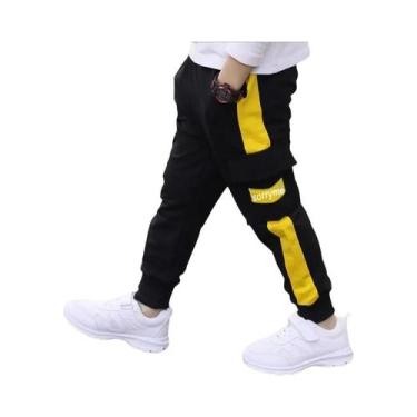 Imagem de Calças Esportivas Estampadas Para Meninos De 3 a 12 Anos, Estilo Corea