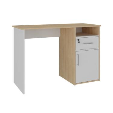 Imagem de Mesa Para Com 1 Gaveta Sevilha Carvalho Branco