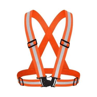 Imagem de Colete De Segurança Refletivo E Elástico Para Corrida Noturna E Ciclis