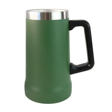 Imagem de Caneca Com Alça Térmica De Inox Sem Tampa 700Ml Quente Frio