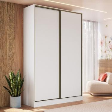 Imagem de Guarda Roupa Solteiro 2 Portas de Correr em MDF Requinte+ Moveis Castro