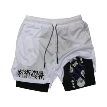Imagem de Shorts De Compressão Masculinos De Secagem Rápida Jujutsu Kaisen 2 Em 