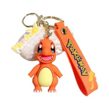 Imagem de Chaveiro Pikachu: Brinquedo Modelo De Anime Para Decoração De Carro In