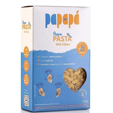 Imagem de Papapá, Macarrão Infantil, Papa Pasta, Mini Elbow, Quinoa, 200g, Azul