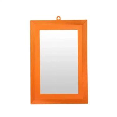 Imagem de Espelho Moldura 16x23 Laranja Budeplast