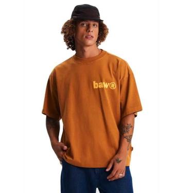 Imagem de Camiseta Baw Manga Curta Oversized Outward Mount Caramelo-Unissex