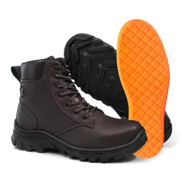 Imagem de Kit Bota Masculina Adventure Com Palmilha Gel Trilha Tracking Resistente Confortavel-Masculino